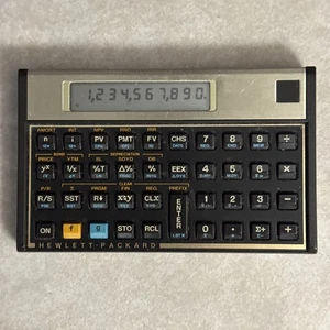 Vintage Hewlett Packard HP 12C HP-12C Financial Calculator Used Works - Picture 1 of 2