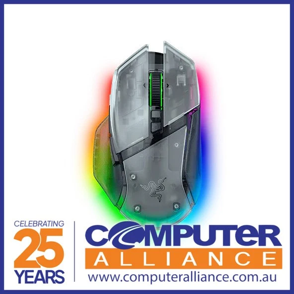 Razer Basilisk V3 Pro 35K Wireless Gaming Mouse Phantom White - image 1 of 1