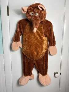 Vintage Disney Store Ratatouille Emile Rat Plush Costume Deluxe XXS Kids 2/3 - Picture 1 of 19