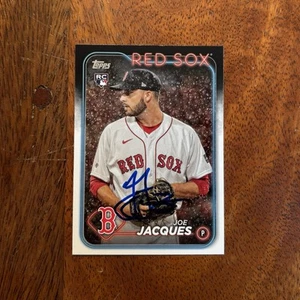 Joe Jacques Autographed 2024 Topps Signed Card #187 RC - Boston Red Sox - Picture 1 of 2