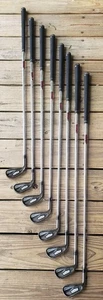 Adams Idea Forged CB3 Irons, LH, 4-PW+GW, KBS S-Flex Steel Shafts - Picture 1 of 16