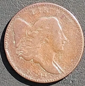 1794 Liberty Cap Half Cent - Nice, Original Early Date 1/2C; Strong Detail; Q011 - Picture 1 of 3