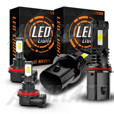 For Suzuki SX4 2007-2013 LED Headlight High Low Beam Fog Light Bulbs 4x Foto 1 de 4