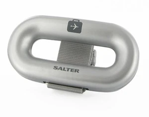 Salter Digitale silberne Gepäckwaage leicht kompakt batteriebetrieben - Bild 1 von 3