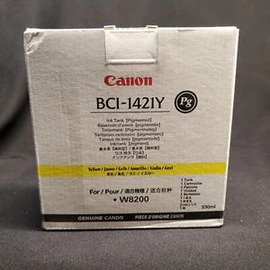 Original Ink Canon W8200 W8400 /BCI-1421Y Photo Yellow Ink Cartridge 330ml - Picture 1 of 7