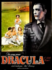 Joe Dallesandro ANDY WARHOL'S DRACULA Paul Morrissey 1974 FRENCH POSTER 24x32 - Picture 1 of 1
