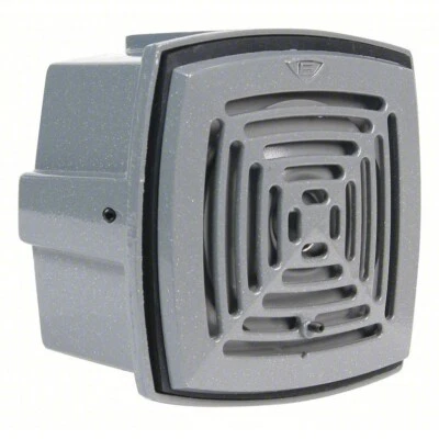 EDWARDS SIGNALING 876-N5 Weatherproof Vibrating Horn,120VAC,0.13A