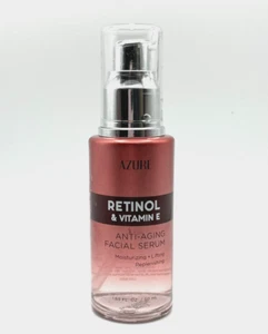 Azure Retinol+Vitamin E Facial Serum 1.69fl.oz Moisturizing Lifting Replenishing - Picture 1 of 3