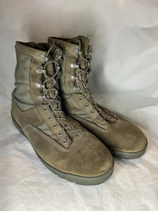 Belleville Goretex 9 Eyelet Flight Boots 690V Vibram - Sage Green Sz 11 OR 11.5 - Picture 1 of 9