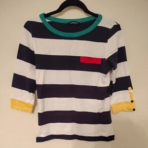 Ladies, Striped Henry Lloyd Sweater, UK size L - Picture 1 of 4