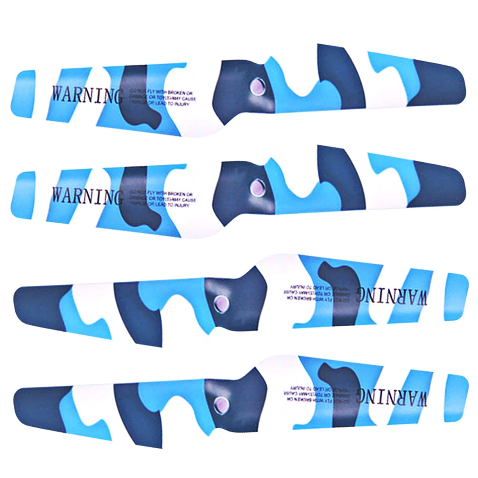 Upgrade Army Blue Camo Rotor Blade Propeller Syma RC Quadcopter X5C, X5SC, X5SW - Image 1 of 3