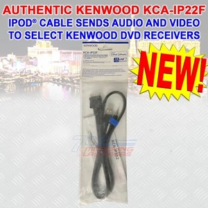 KENWOOD KCA-IP22F CONNECTION CABLE FOR IPOD INTERFACE TO SELECT KENWOOD RECEIVER - Picture 1 of 2