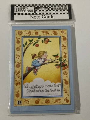 Mary Engelbeit 2004 Note Cards Why not go out on a limb?…Mark Twain Quote - Image 1 of 4