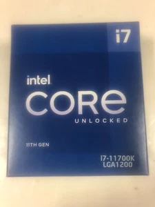 intel CORE 11th Gen 17-11700K LGA1200 CPU Processer 8 Core 3.6 GHz Brand New !! - Picture 1 of 5