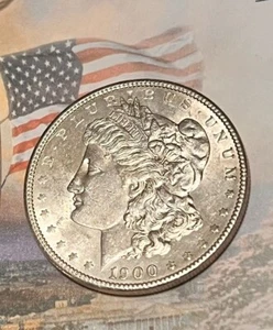 SHARP~1900 P MORGAN S$1~RARE MINT LUSTER FOR  PHILADELPHIA THIS YEAR-90% SILVER~ - Picture 1 of 5