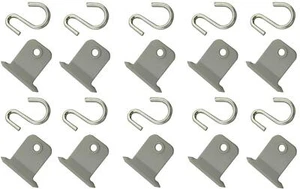 10 x AWNING S HOOK HANGERS suits rails caravan motorhome - Picture 1 of 1