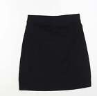 NEXT Girls Black Polyester Straight &amp; Pencil Skirt Size 13 Years Regular - Schoo