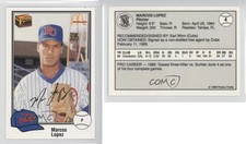 1989 Kodak Peoria Chiefs Marcos Lopez #4