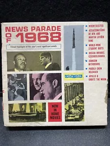 CASTLE FILMS NEWS PARADE OF 1968 - ASSASSINATION RFK MARTIN LUTHER KING HISTORIC - Picture 1 of 10