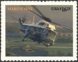 2007 US Scott #4145 $16.25 Marine One ExpressMail Stamp MNH - Picture 1 of 1