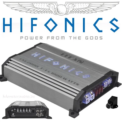 Hifonics TXE2000/1 1000 Watt RMS 1-Kanal-Verstärker digital Titan Auto Endstufe - Bild 1 von 3