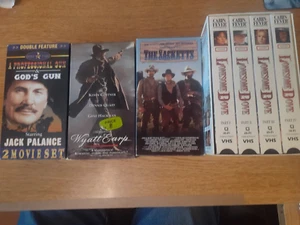 Westerns Set of 4 VHS Movies. a must for any western fan. - Picture 1 of 5