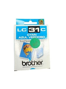 Genuine Brother LC31C Cyan Ink Cartridge Expired 03.2009 - Picture 1 of 2