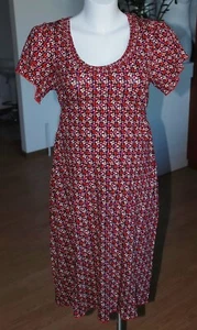 Umstandskleid QUEEN MUM Gr. 40 / 42 rot-gemustert NEU - Bild 1 von 2