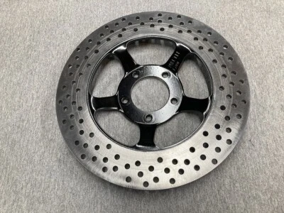 Rotor de freno delantero perforado para 1978-1981 CX500, A, C&D, CB650, A&C Foto 1 de 3