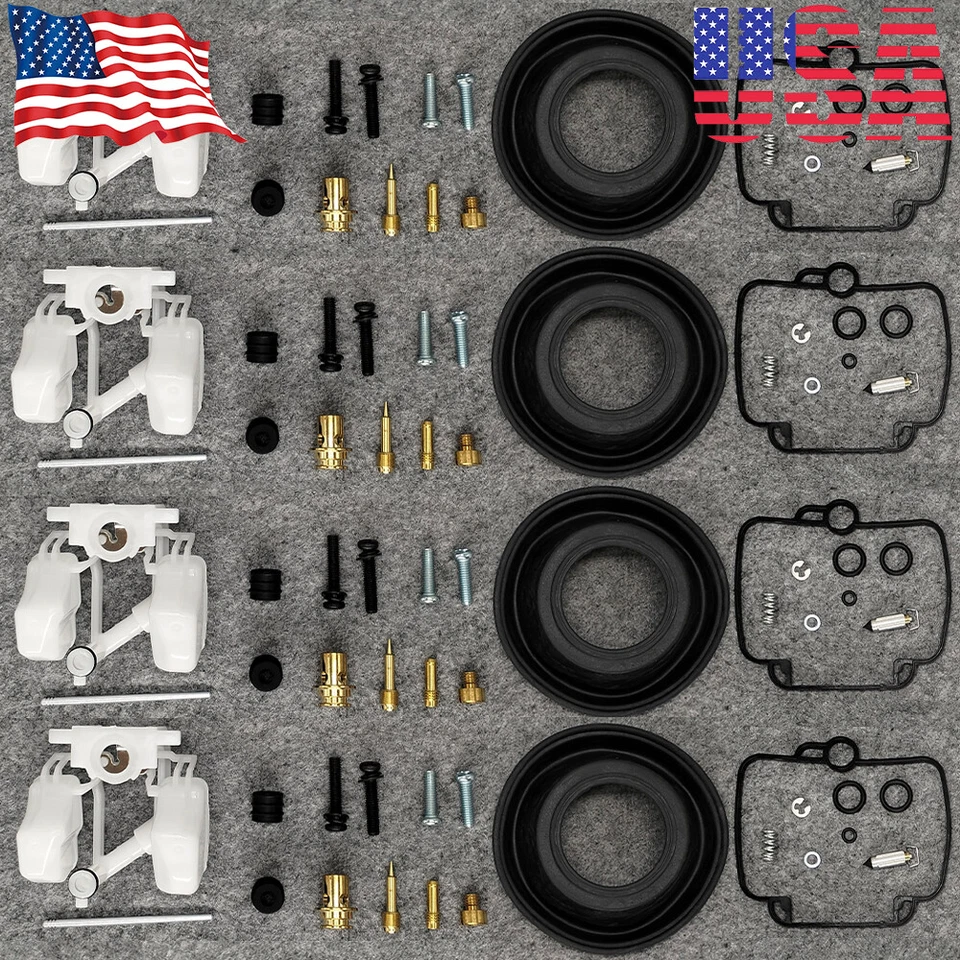Carburetor Gaskets Rebuild Kit For Suzuki Gsx600f Gsx600 Katana 1990-1996 Float Foto 1 de 4