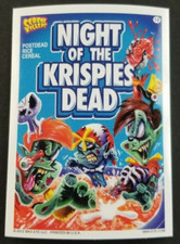 Cereal Killers 2012 Wax Eye Card # 14 Night of the Krispies Dead Rice Krispies