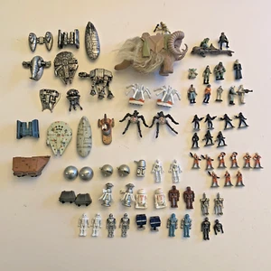 Star Wars Action Fleet Micro Machines Lot: Bantha Tusken Rebel Imperial Pilots - Picture 1 of 15