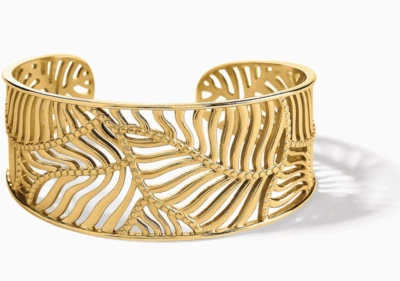 Brazalete Brighton Palmetto chapado en oro estilo JF0002 precio de venta sugerido por el fabricante 128 USD nuevo con etiquetas Foto 1 de 4