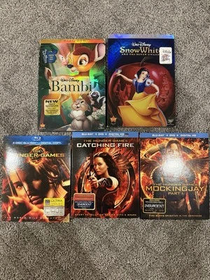 DISNEY Movies and hunger games lot tested WORKS - Image 1 of 3