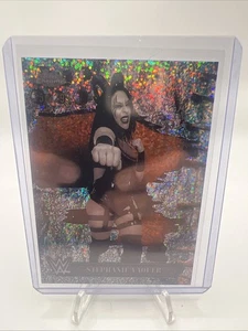 Stephanie Vaquer 2025 Topps Chrome WWE Cactus Jack Mini Diamond Refractor /299 - Picture 1 of 3