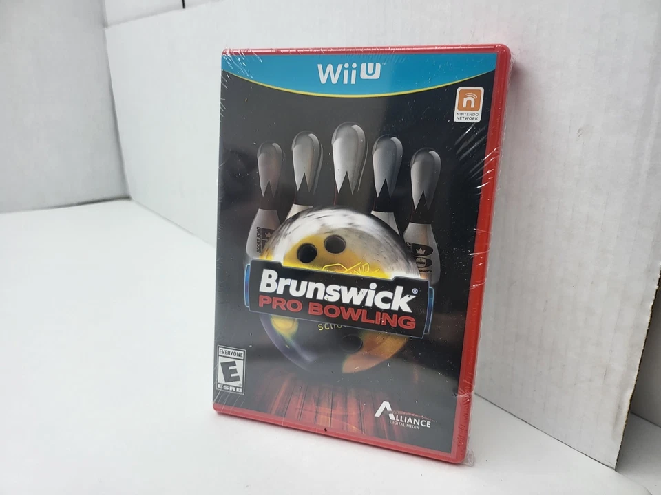 MINT NEW BRUNSWICK PRO BOWLING FOR NINTENDO WII U IN RED CASE  ### - Image 1 of 4
