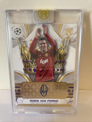 2024/25 Topps Reverence Crowned Legend Robin Van Persie /50 Purple Autograph - Image 1 of 3
