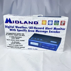 Midland 74-200 NOAA Digital Allwetter Radio Gefahrenwarnung Monitor Empfänger - Bild 1 von 9