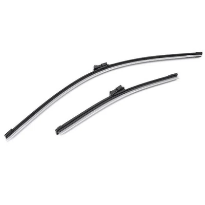 26"+15" Front Windshield Wiper Blade Bracketless for Fiat 500L 2012-2018 2017 16 - Image 1 of 4