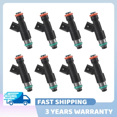 Inyector de combustible 8 piezas 12594512 FJ977 para Chevrolet Silverado 1500 2007-2009 5,3 L EE. UU. Foto 1 de 4