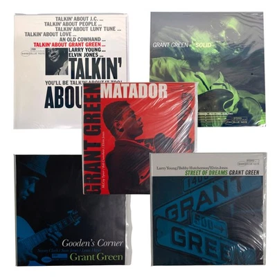 GRANT GREEN Complete Set MUSIC MATTERS Blue Note Jazz RARE Review Copies MINT - Image 1 of 4