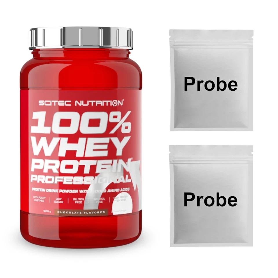 (35,76 EUR/kg) Scitec Nutrition 100% Whey Protein Professional 920g + 2 Proben - Bild 1 von 1