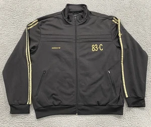 Adidas Jacket Mens 2XL Black Originals 83-C J.Mano Edition Full Zip Track Top - Picture 1 of 15