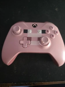 Official Xbox One Minecraft Pig Wireless Controller Pad Video Game Accessories - Picture 1 of 2