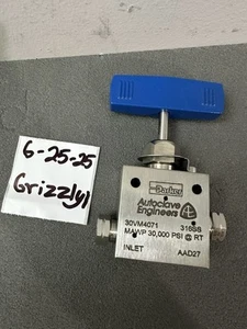 Parker Autoclave Engineers 30VM4071 Needle Valve MAWP 30,000 PSI @ RT - Bild 1 von 4