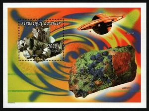 Niger 1996 - Mi-Nr. Block 93 ** - MNH - Mineralien / Minerals - Bild 1 von 1