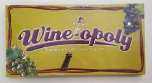 WINE-OPOLY USA Late For The Sky Games A Game Of Cork Poppy Fun Brand NEW SEALED - Picture 1 of 12