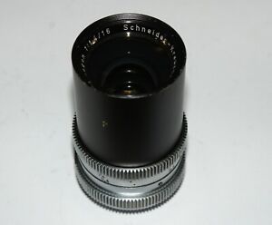 SCHNEIDER CINEGON 1.4/16 mm 16 mm F1.4  lens for 16 mm cine cameras C-MOUNT