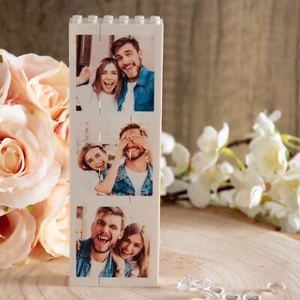 Personalised Photo Strip made from, LEGO® Bricks 1-4 photos available - Picture 1 of 6