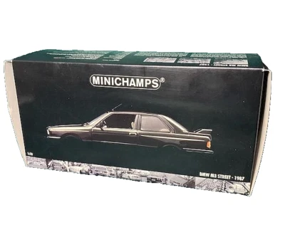 Minichamps 1/18 BMW M3 E30 Black Street 1987 Diecast PMA 180 020300 - Image 1 of 4